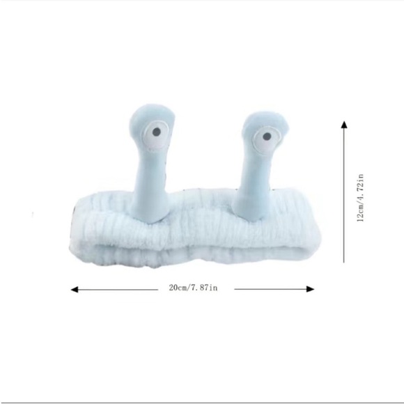 Snail spa headband light blue - Picture 5 of 5